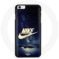Nike Hoesjes voor iPhone 6 Gold Logo Night Star Maniacase
