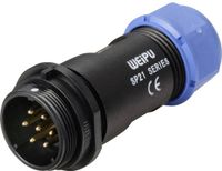 Weipu SP2111 / P 7 II Ronde connector Stekker, recht Totaal aantal polen: 7 Serie (ronde connectoren): SP21 1 stuk(s)