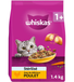 Whiskas Croquettes pour Chat Poulet 1,4 kg