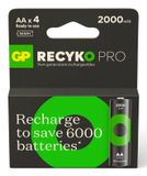 GP Batteries ReCyko Pro GPRCP200AA167C4 batterie domestique Batterie rechargeable AA Nickel-métal hydrure (NiMH)