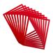 Djois Magneto Pro magnetische displaylijst A4, rood, 10 stuks