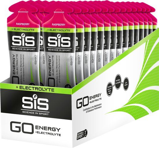 GO Energy + Electrolyte Gels (30x60ml) Raspberry
