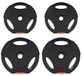 StarTech Gewichtsschijven set, 4 stuks - Gewichtsschijven: 2x 5 kg, 2x 2,5 kg - Diameter gat: 2,5 cm - Geschikt voor fitness en krachttraining thuis, voor de armen - Zwart