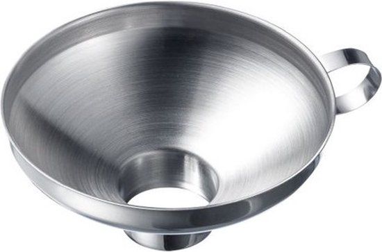 Westmark Inmaak-/jamtrechter met brede vulopening, binnendiameter vulopening: 3,5 cm, roestvrij staal, zilver, 12442270
