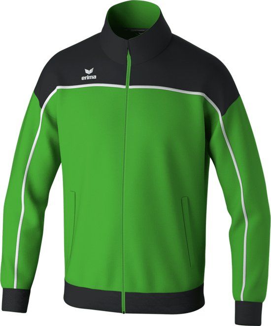 Erima Change Trainingsjack Heren - Groen / Zwart / Wit - Maat M