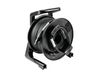 PSSO DMX-kabeltrommel, XLR, 50 meter, zwart, Neutrik, 2x0,22