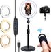 LURK® Ringlamp set 8 inch LED