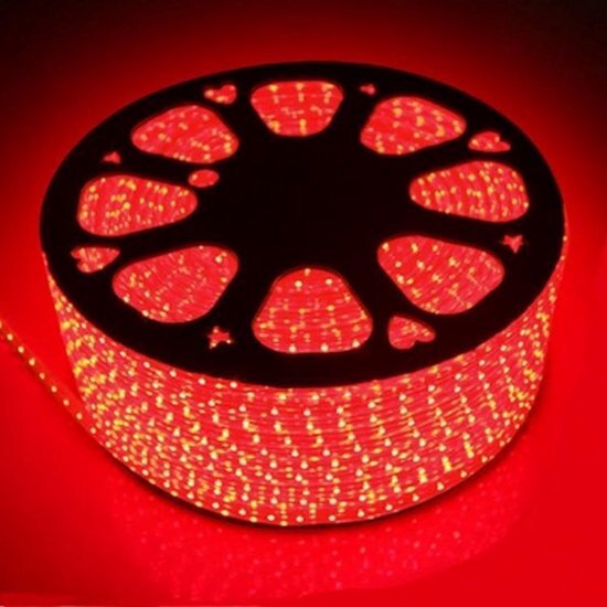 LED Strip 230V - Rood - 1 meter - IP66 waterproof