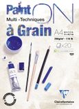 Clairefontaine Tekenblok PaintON A4 250gr Korrel 20 vel - 4 stuks