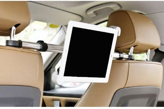 Shop4 - Universele Centrale Tablet Houder Auto Hoofdsteun voor 7-11 inch tablets