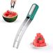 Ibenzoa® Coupe-melon en acier inoxydable avec poignées antidérapantes