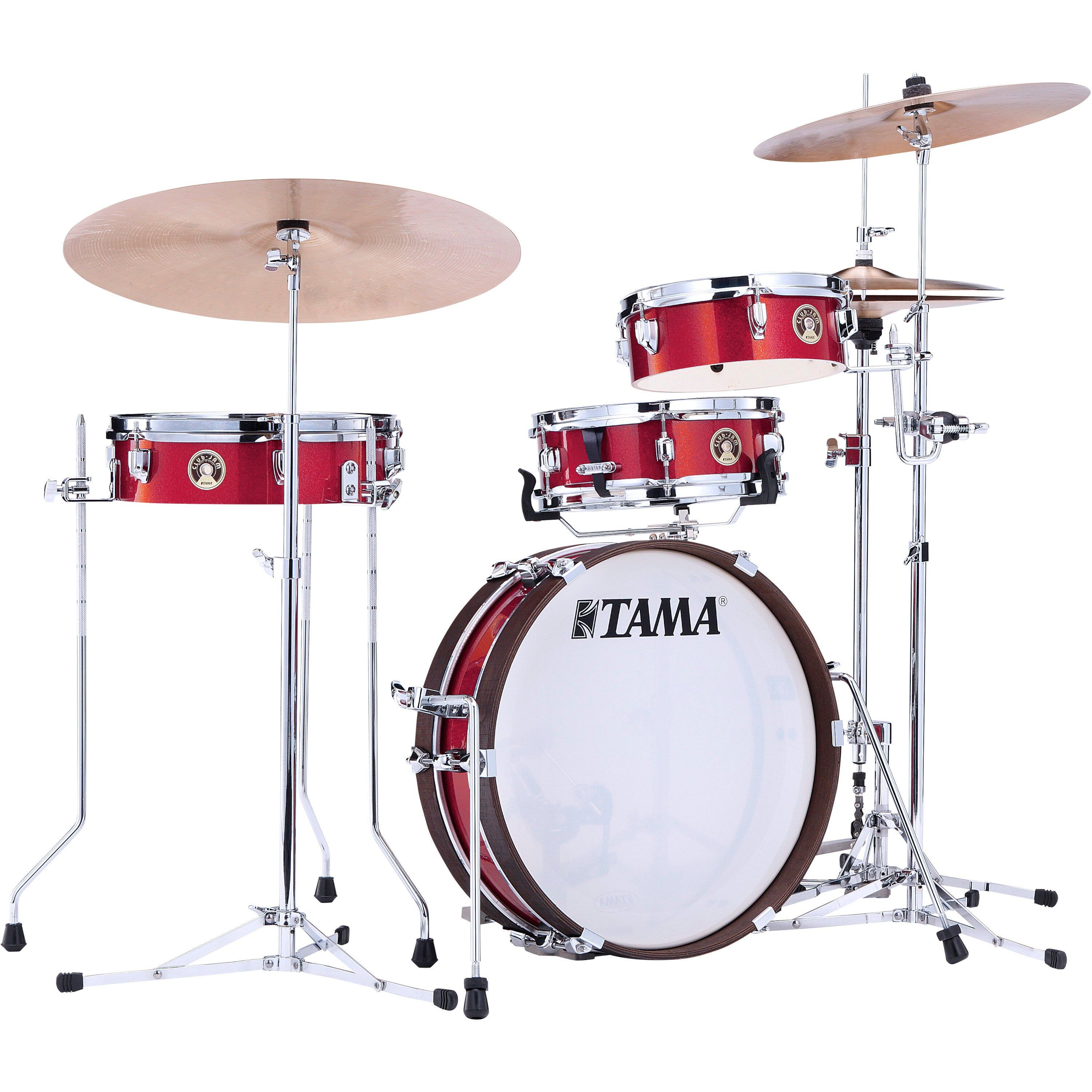 Tama Club-JAM Pancake 4-delige ketelset - Burnt Red Mist