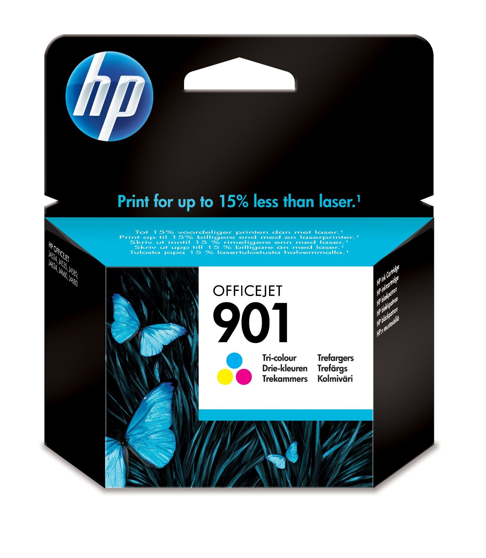 HP 901 Originele Drie-kleuren Inktcartridge