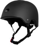 GOOFF Skate Snorfiets Jethelm - Fietshelm voor Speed Pedelec - NTA 8776 Gecertificeerd - Snorscooter Helm voor Volwassenen - Goedgekeurd voor Blauw Kenteken en E Bike - Dames en Heren - M - Matzwart