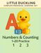 Little Duckling Numbers & Counting: Number Tracing, Counting, and Early Math Practice for Kids Ages 3–5