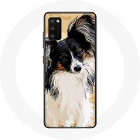 Maniacase Hoesje voor Samsung Galaxy S20 Continental vlinder spaniël Hondenras