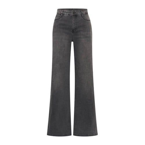 Claudia Sträter high waist wide leg jeans grey denim
