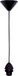 Enzo Snoerpendel zwart 80 cm 5473820