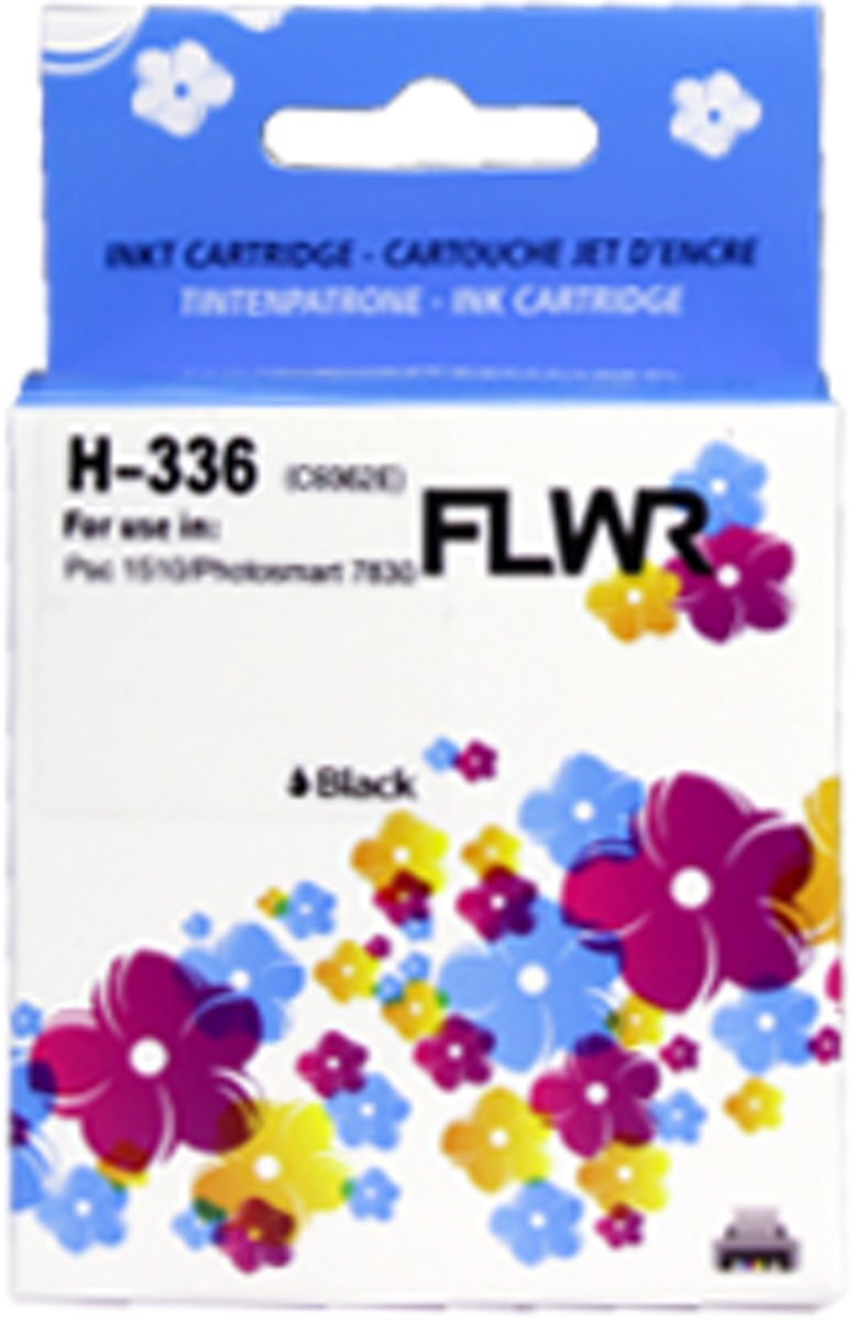 FLWR - Inktcartridge / 336 / Zwart - geschikt voor HP