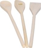 Alessandro Keukengerei spatels/lepels set - 31 cm - Bamboe - 3-delig