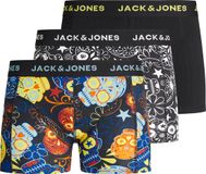 JACK&JONES JUNIOR JACSUGAR SKULL TRUNKS 3 PACK NOOS JNR Jongens Onderbroek - Maat 140