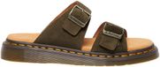 Dr Martens Josef Bronx Suede Sandalen Vert EU 44 Homme, Femme