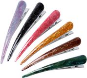 besbomig 6 stuks eendenbek haarspeldjes haarspeldjes voor vrouwen haarspeldjes modieuze haarspelden voor vrouwen meisjes - antislip, duurzame haarspeldjes haaraccessoires 13 × 3 cm