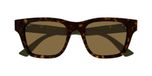 Gucci GG2089S Lunettes de Soleil Homme Havane Carrées Marron 52mm