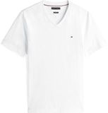 Tommy Hilfiger Essential V-Hals T-Shirt - Katoen - Wit - Maat S