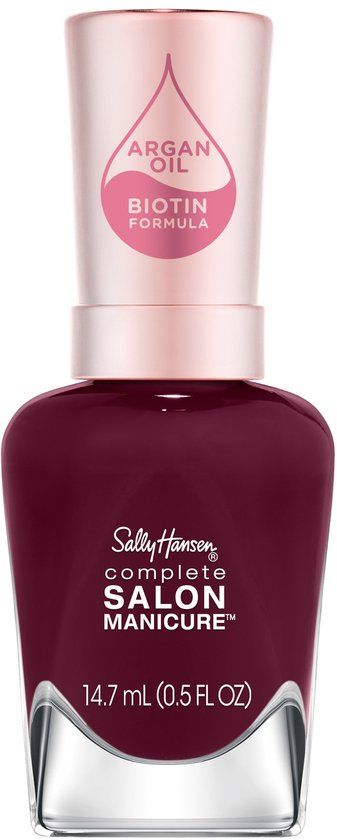 Sally Hansen Complete Salon Manicure Nail Polish - 372 - Rise and Wine, 14.7 ml