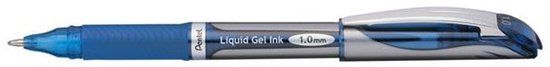 Pentel BL60 Blauw Intrekbare balpen met klembevestiging 1 stuk(s)