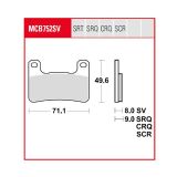 TRW MCB752TRQ plaquettes de frein