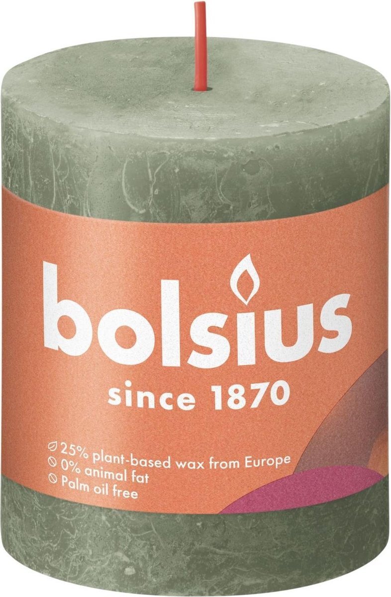 Bolsius Stompkaars Olive 80/68