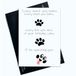 Peachy Antics Leuke hond verjaardagskaart voor hond, moeder, hond, vader, Every Snack You Make Every Meal You Bake AP159