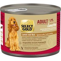 SELECT GOLD Sensitive Adult Lamb with Rice Dog Food 6x200g