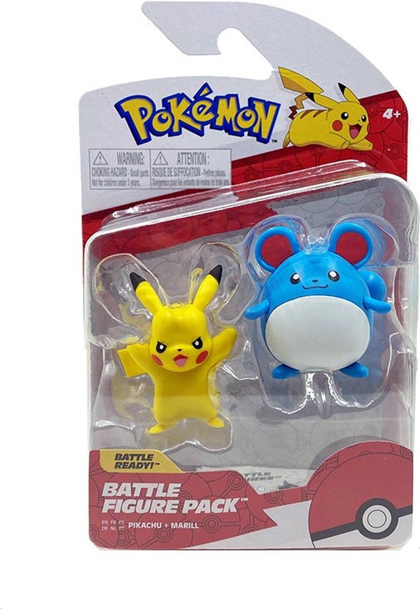 Pokémon Battle Figure Pack - Pikachu & Marill