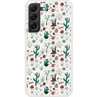 Samsung Bedrukt siliconen hoesje compatibel met Galaxy S22 Plus Cactus