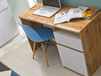 ARKEA Bureau 120 cm blanc/chêne wotan