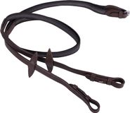 QHP Teugel Anti-slip met blinde sluiting - maat Full - dark brown