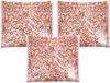 Boland Party Confetti snippers van papier - 3x - multi colours mix - 400 gram zakje