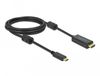 Delock 85970 câble USB Type-C vers HDMI 2m Noir