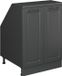 Vicco Rion Kast voor schuine wand – 60 x 81.6 cm met 2 deuren, kastromp 60 cm diepte Antraciet landhuis