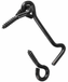 Waelbers Windhaak L=200mm Zwart + los oog - 5 Stuk(s) - 409097.02