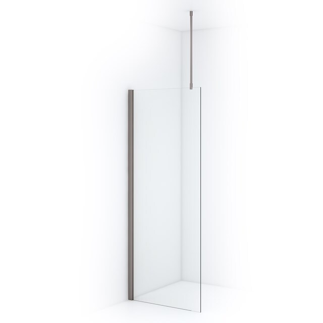 Maxaro Inloopdouche Diamond 80cm 8mm Helder Veiligheidsglas Geborsteld RVS