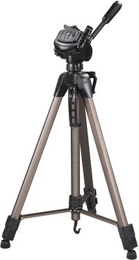 Hama Star 63 Tripod - Black/Silver - Aluminum - 16cm Max Height