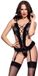 Chilirose International Dreamlove S.A.U. Body en Kousen Set met Hartjespatroon Zwart