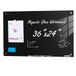 VEVOR Magnetisch Glazen Whiteboard, Droog Uitwisbaar Bord 90 X 60 cm, Aan De Muur Gemonteerd Groot Wit Glazen Bord Zonder Frame, met Pennenbak, Een Gum En 2 Pennen, Magneetbord Zwart