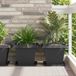 Maison Exclusive - Pot de fleur, 24 pièces, noir, plastique