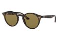 Ray-Ban RB2180 Lunettes de soleil rondes écaille de tortue marron unisexe