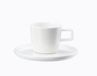 ASA Selection oco tasse à expresso avec soucoupe, porcelaine, blanc